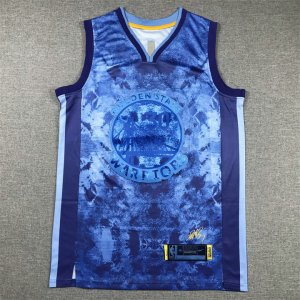 NBA Nike NBA Stephen Curry Golden State Warriors 2022-23 Select Series Maillot bleu